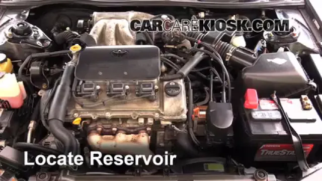 1998 Toyota Camry XLE 3.0L V6 Líquido limpiaparabrisas Agregar líquido